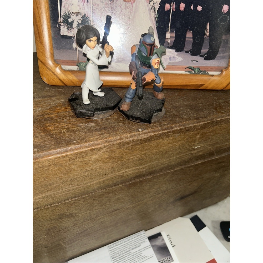 Star Wars Infinity - Princess Leia & Boba Fett Figures - Free S/H